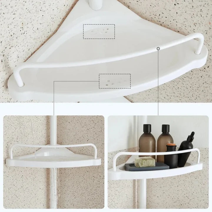 4 Tier Bathroom Corner Shelf