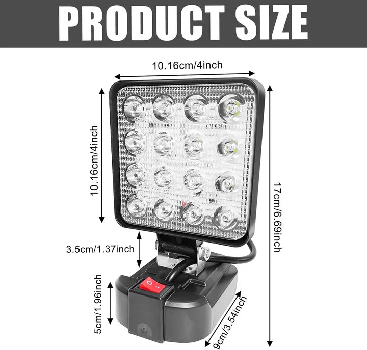 LED Work Light Battery Portable