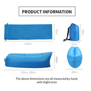 Waterproof Outdoor Portable Inflatable Sofa Fast Installation
