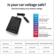 150W Car Power Inverter β DC 12V/24V to AC 220V Converter for Vehicle