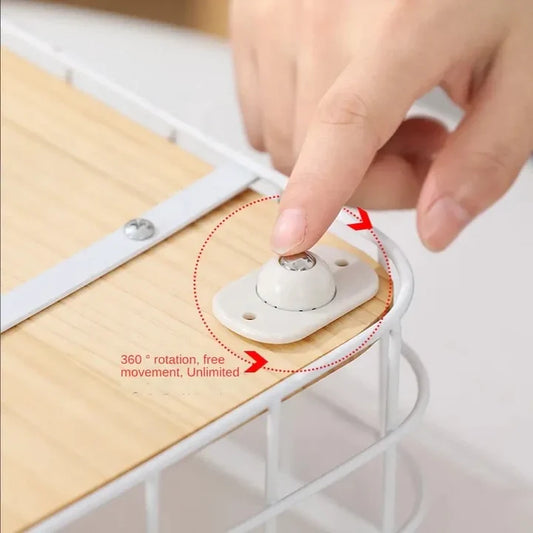 4 Pcs Self-Adhesive Castors Wheels Furniture