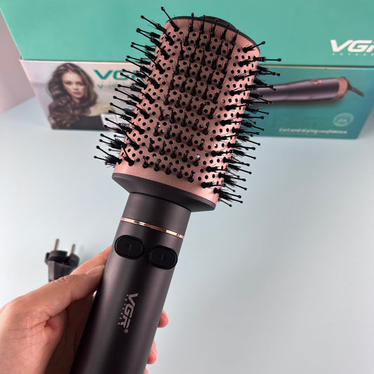 VGR Rotating Hot Air Brush Comb V494 - Black