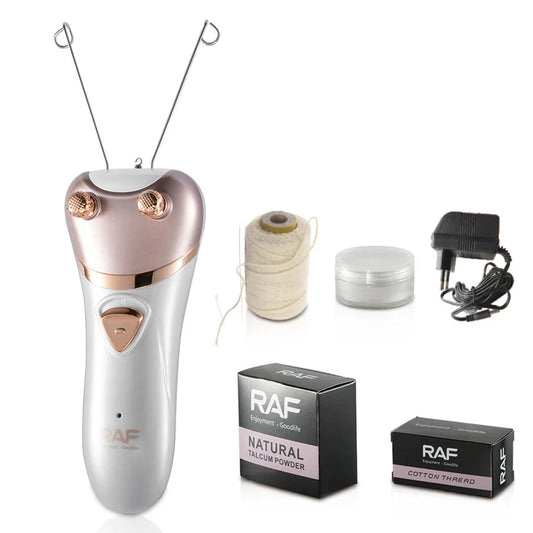 RAF Cordless Cotton Thread Face Epilator Rechargeable