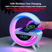 15W Lamp Speaker & Wireless Charger 1500mAh Rechargeable BT3401