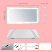 Car Mirror Vanity Led Rechargeable 3 Color