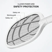 USB Rechargeable Electric Mosquito Swatter & Lamp – Fly Zapper