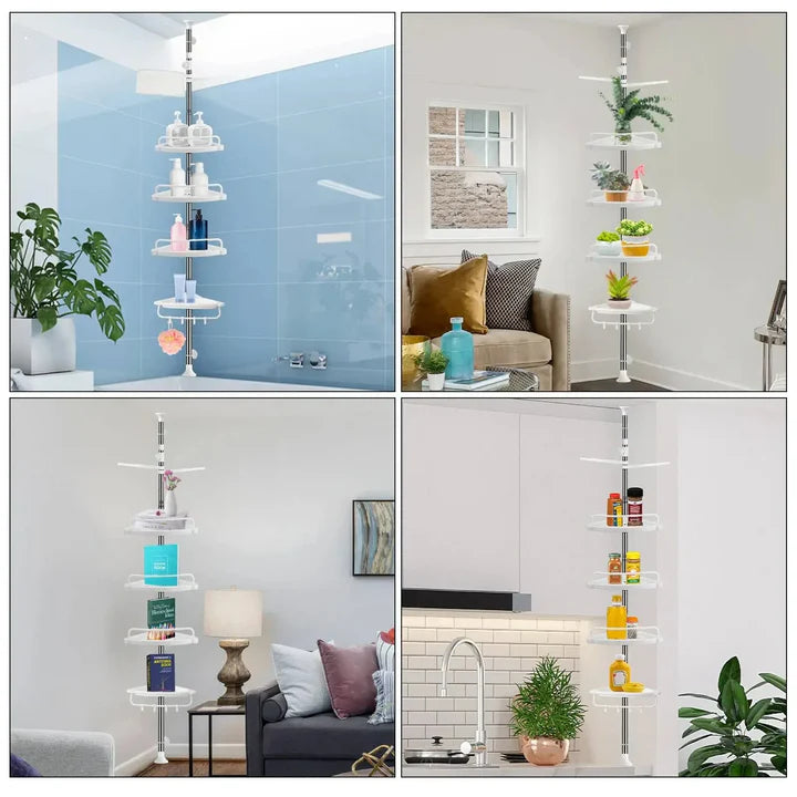 4 Tier Bathroom Corner Shelf