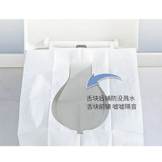 10 Pcs Disposable Anti-bacterial Toilet Paper