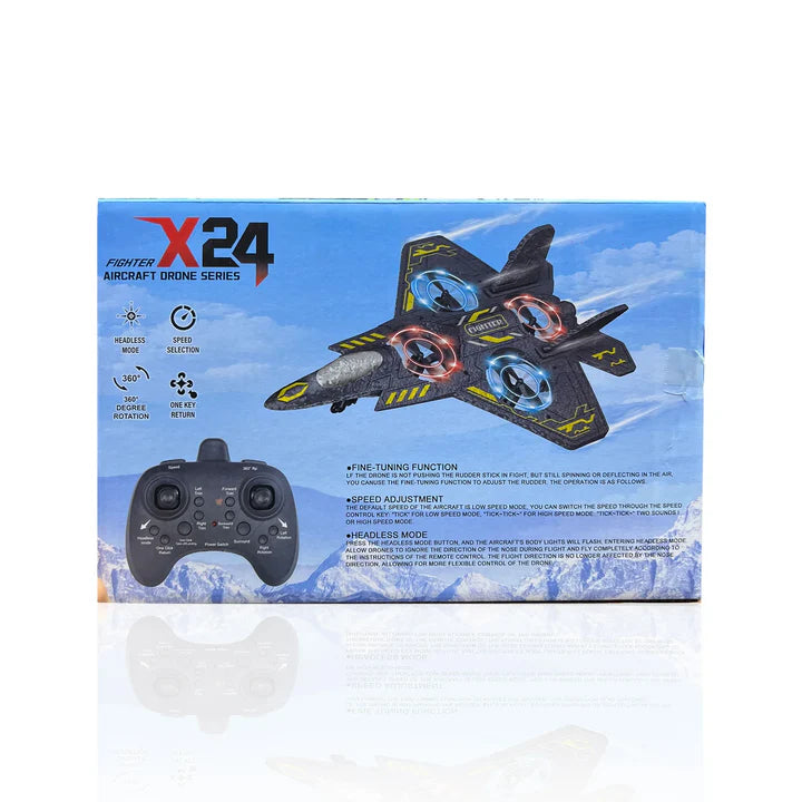 Aircraft Drone RC Plane with Light And Remote X2