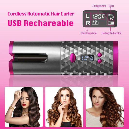 Wireless Automatic Curling Iron