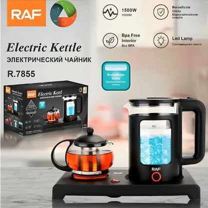 RAF Electric Kettle with Tea Brewing Pot