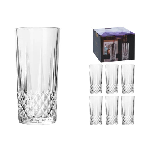 Set of 6 Of Rochester glasses 330ml