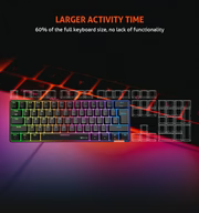 MEETION RGB Wired Mechanical Keyboard HESTIA - Black | MK005