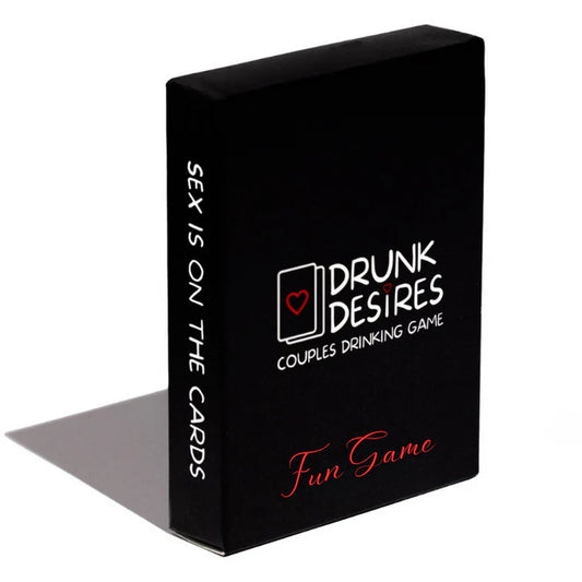 Drinking Card Game Drunk Desires Couples Games - Black