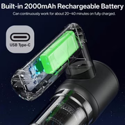 5 in 1 Cordless Window Vacuum Cleaner Set 2000mAh