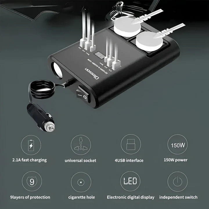 150W Car Power Inverter