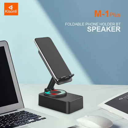Kisonli M1PLUS Mini Portable Phone Holder Professional Wireless Speaker