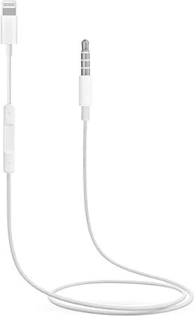 Lightning to 3.5 AUX Audio Adapter Cable Model MH021 Iphone Or TypeC