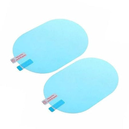 Waterproof Anti Fog Film Rain Proof Car Mirror for All Vehicles - Set of 2