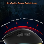 MeeTion GM19 Usb Wired Optical Gaming Mouse With Fcc Standards