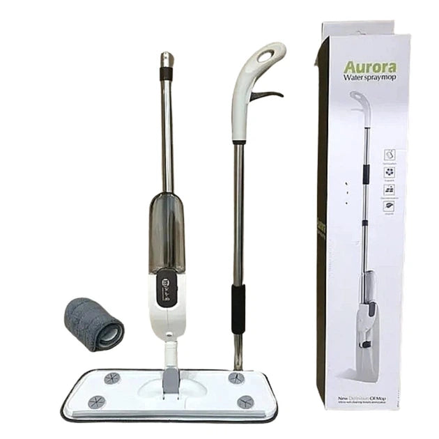 Spray Mop for Floor Cleaning – Refillable & 360° Swivel
