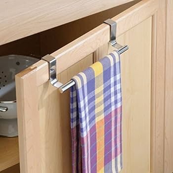 Over-the-Cabinet Towel Bar – Stainless Steel Kitchen Towel Holder