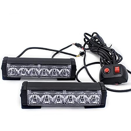 Police Led Warning Strobe Lights Light bar for Trucks Cars Waterproof