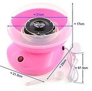 Plastic Electric Cotton Candy Machine Floss Carnival (Pink)