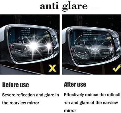 Waterproof Anti Fog Film Rain Proof Car Mirror for All Vehicles - Set of 2