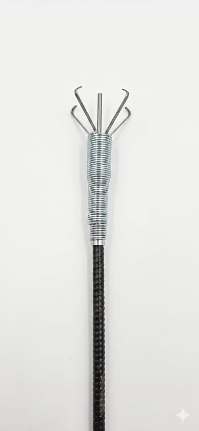 Flexible 4-Claw Drain Grabber Tool – Clog Remover & Pick-Up Claw 🛠️🚿