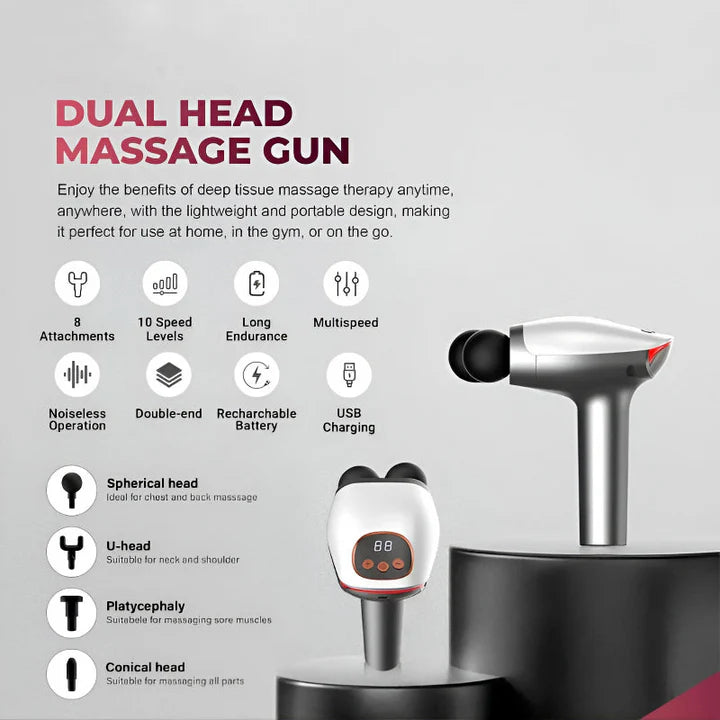 Double Head Massager Gun