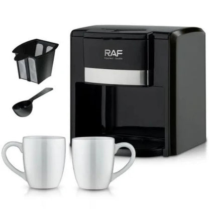 RAF Coffee Maker With 2 Free Mug