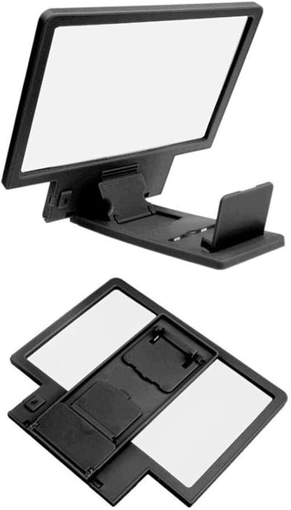 3D Phone Screen Magnifier – Mobile Amplifier with Stand
