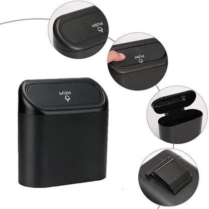 Car Trash Can with Lid Leakproof