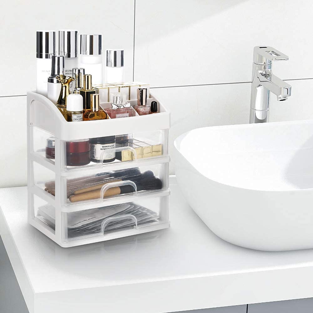 3 Layer Multipurpose Plastic Storage Drawer