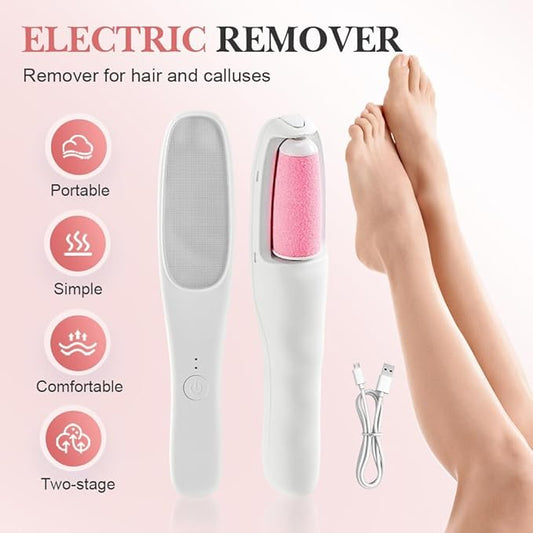 2-in-1 Electric Foot File – Dead Skin & Callus Remover