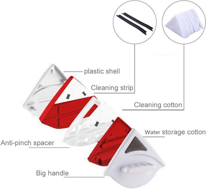 Double Sided Window Glass Cleaner