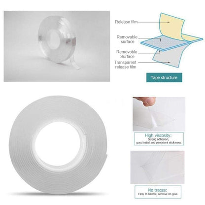 Reusable Double-Sided Grip Tape – Heavy Duty Mounting Roll