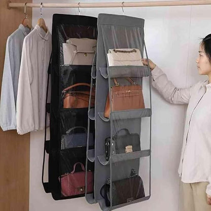 Hanging Handbag Organizer – Multi-Layer Dustproof Storage