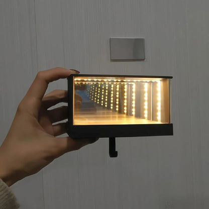 Wall-Mounted Key Holder with LED Light – Modern Storage Organizer