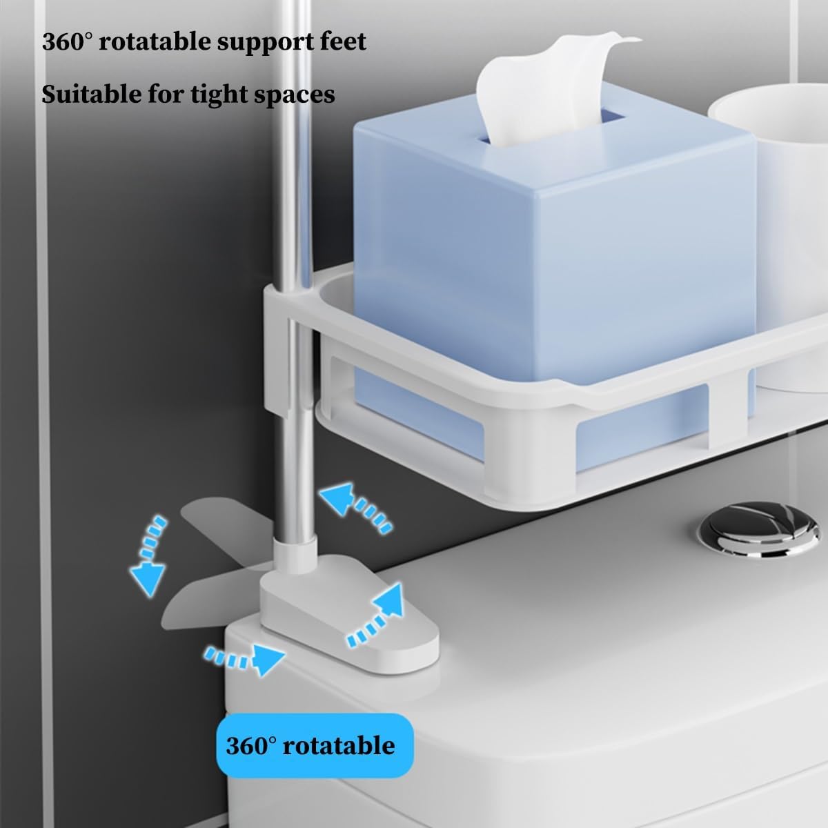 Over-the-Toilet Storage Shelf 🚽🧴✨