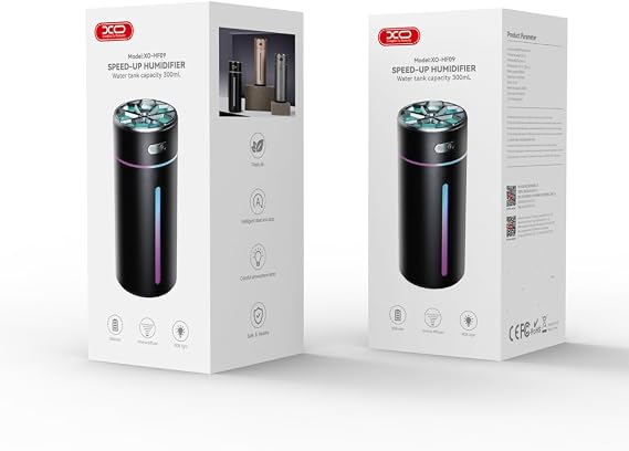 XO HF09 300ML RGB Car Diffuser & Humidifier 🚗🌫️🌈