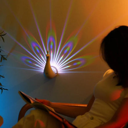 Peacock Projection Lamp