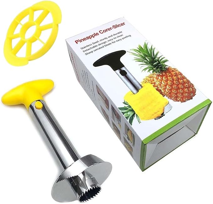 Stainless Steel Pineapple Corer & Cutter 🍍🔪✨