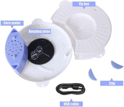 🪰 Electronic Fly Trap – USB Powered Safe Pest Control