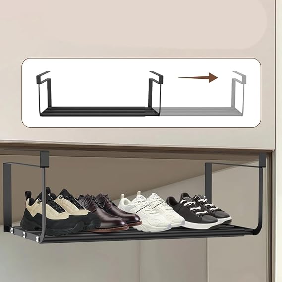 Retractable Shoe Rack Organizer 👟✨