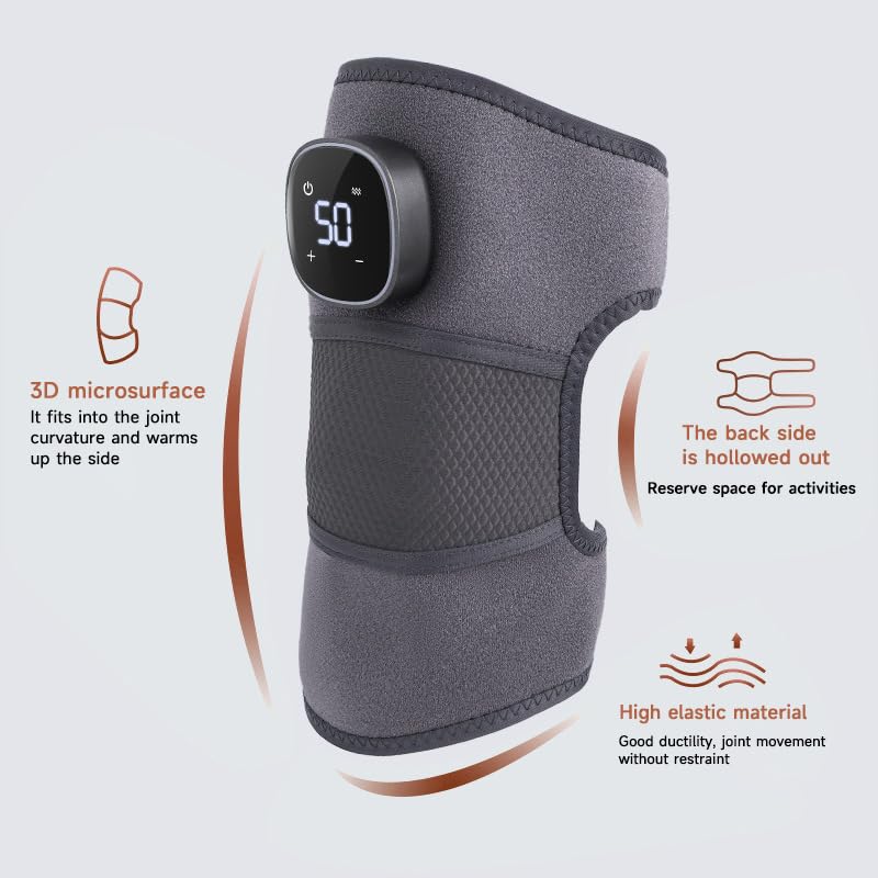 Advanced Knee Massager with Heat & Vibration – Pain Relief Support