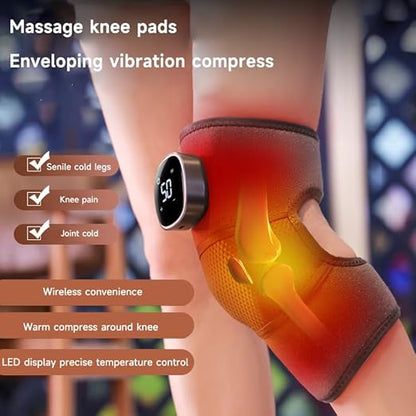 Advanced Knee Massager with Heat & Vibration – Pain Relief Support