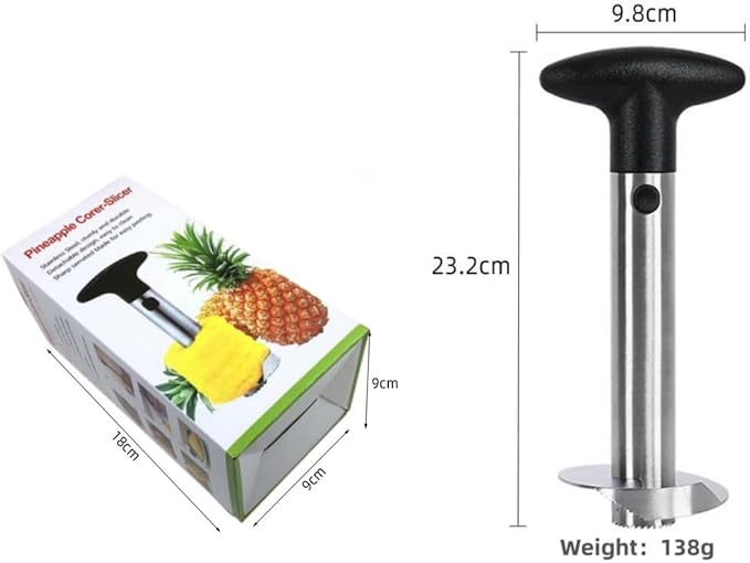 Stainless Steel Pineapple Corer & Cutter 🍍🔪✨