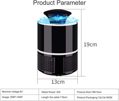 USB Mosquito Killer Lamp – Suction Insect Trap 🦟💡